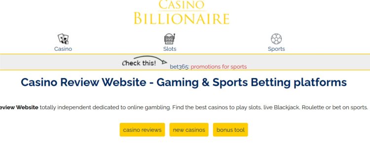 SEO for casino review websites