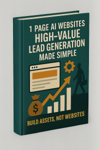 The One Page Website Method Book Cover