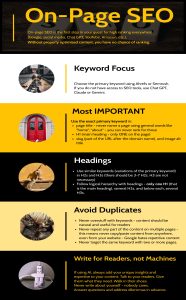Stewart Vickers' 5-step On-page SEO Simple Guide